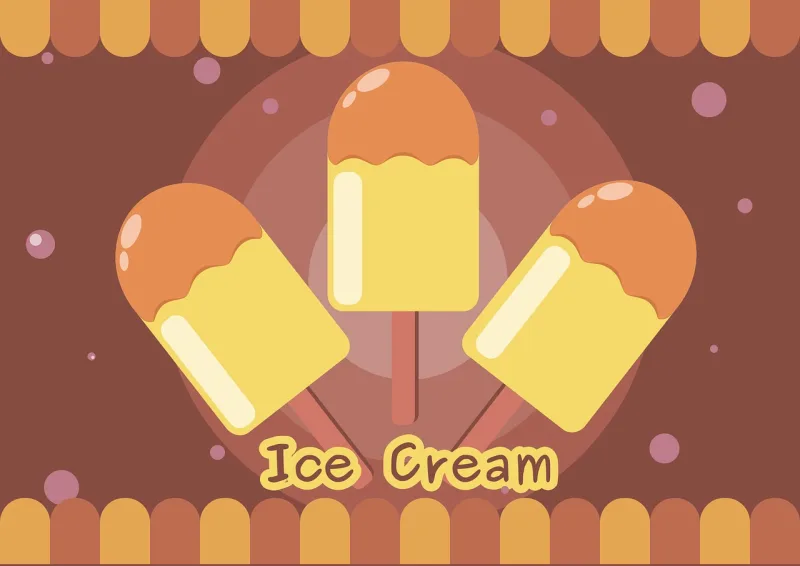 Ice Cream Ice cream Stickdatei – Kinder