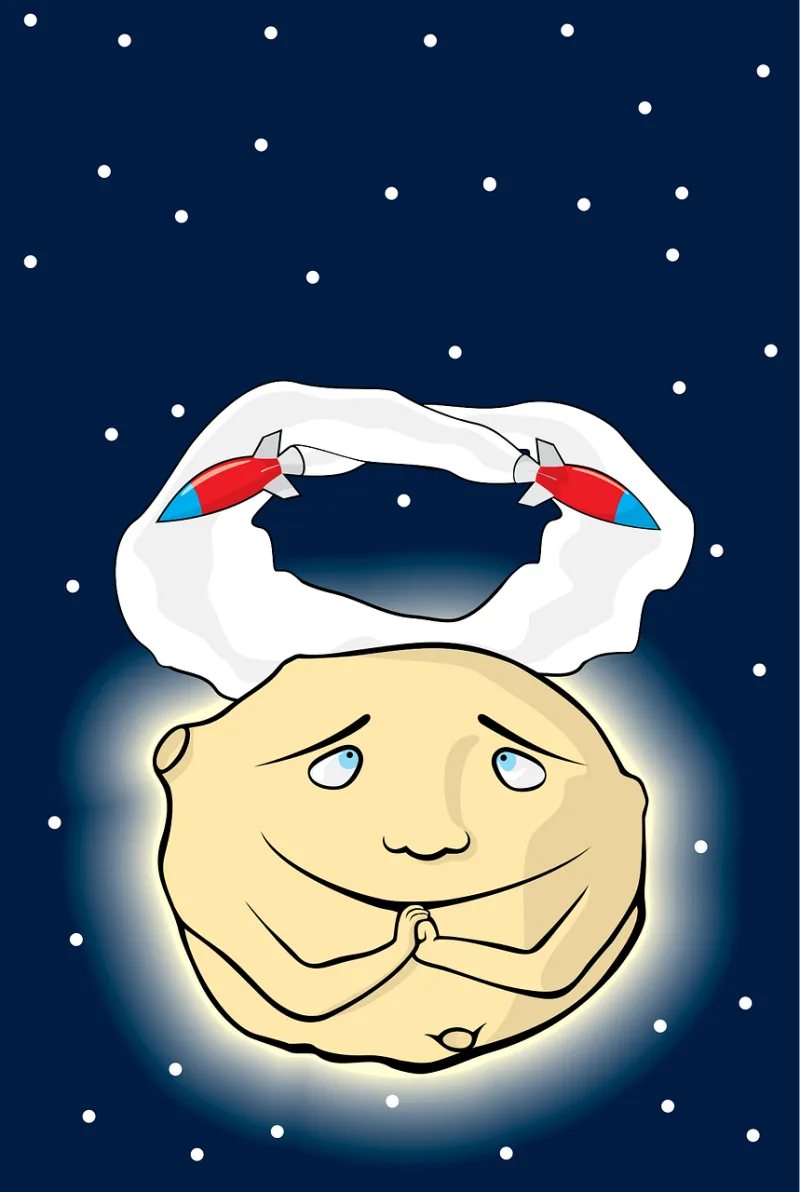 Moon Sky Angel Stickdatei – Kinder