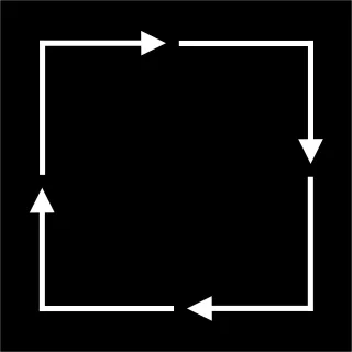 Black Box Direction Stickdatei