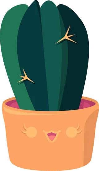 Cactus Cute Beautiful flowers Stickdatei