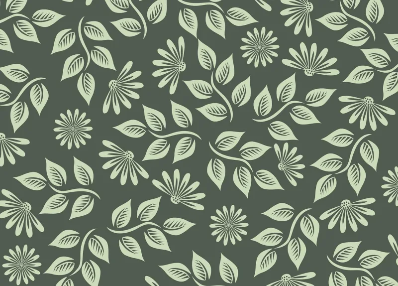 Background Pattern Foliage Stickdatei – Blumen