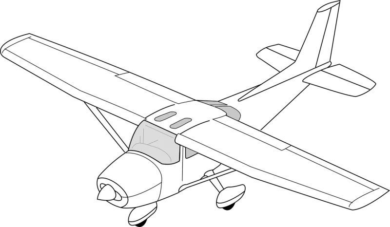 Airplane Plane Aircraft Stickdatei – Fahrzeuge