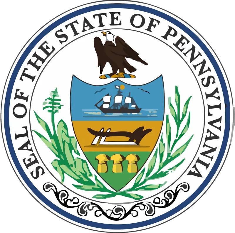 Pennsylvania State Seal Stickdatei – Fahrzeuge