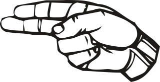 Gesture Sign Language Stickdatei – Natur