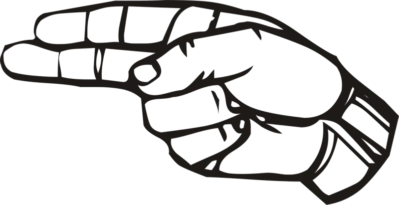 Gesture Sign Language Stickdatei – Natur