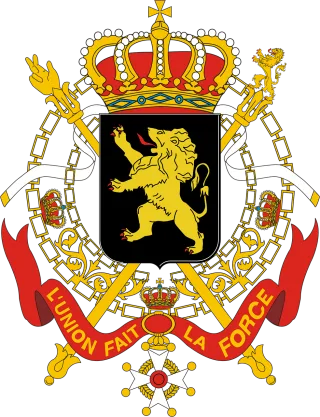 Belgium Coat of arms Government Stickdatei