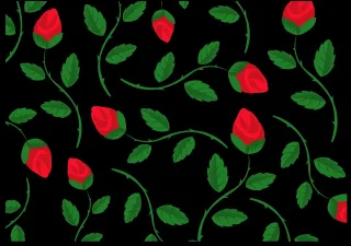 Roses Flowers Spring Stickdatei