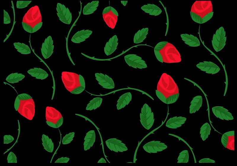 Roses Flowers Spring Stickdatei – Blumen