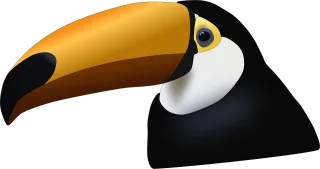 Toucan Bird Tropical Stickdatei