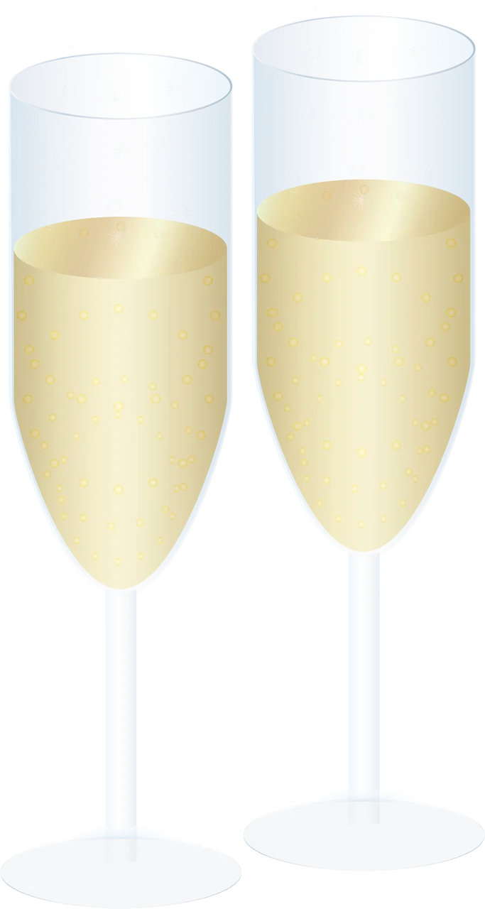 Graphic Champagne Food-drink Stickdatei – Herzen & Liebe