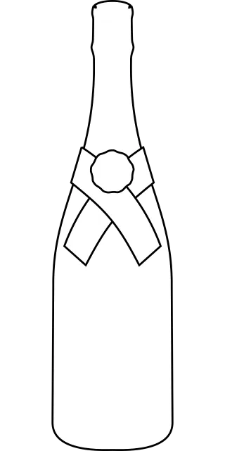 Wine Bottle Alcohol Stickdatei – Essen & Trinken