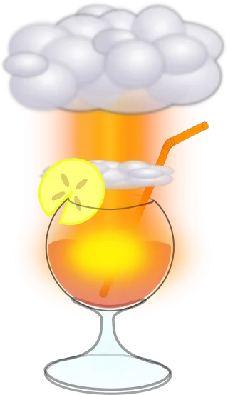 Cloud Mushroom Radioactive Stickdatei