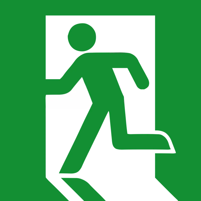Fire Safety Signs Stickdatei – Sport