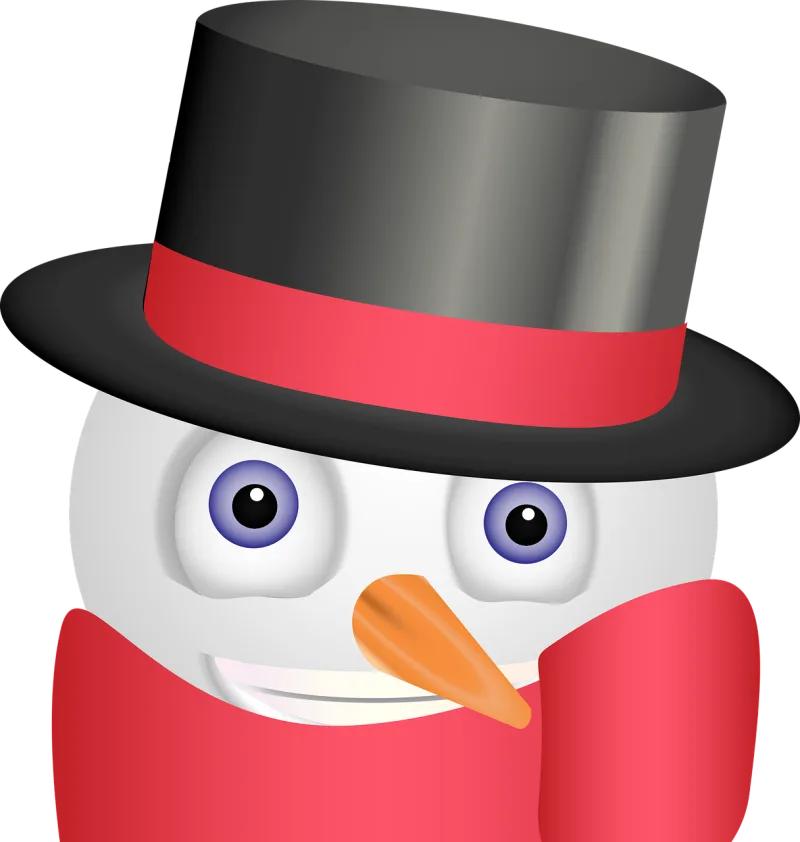 Graphic Snowman emoji Snowman smiley Stickdatei – Weihnachten