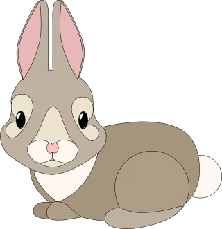 Graphic Bunny Rebbit Stickdatei