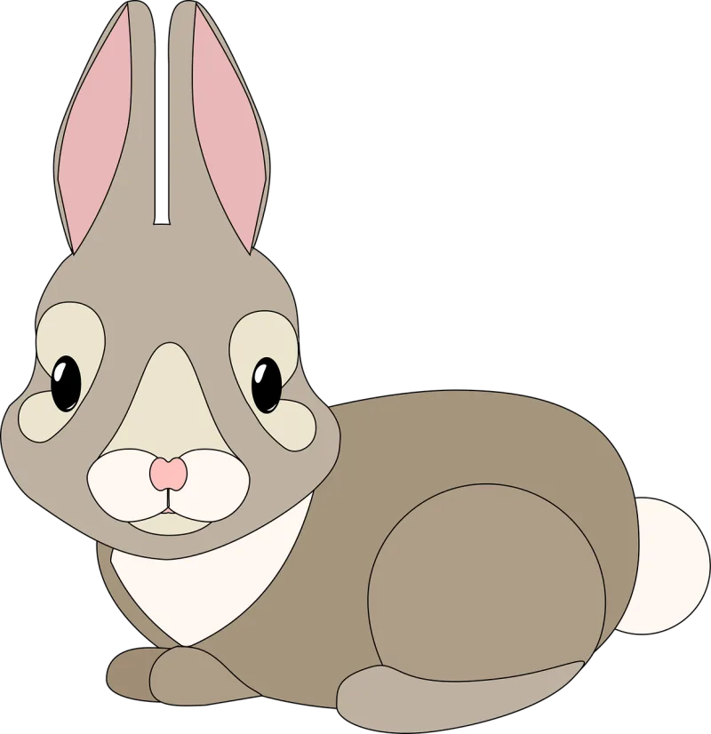 Graphic Bunny Rebbit Stickdatei – Tiere