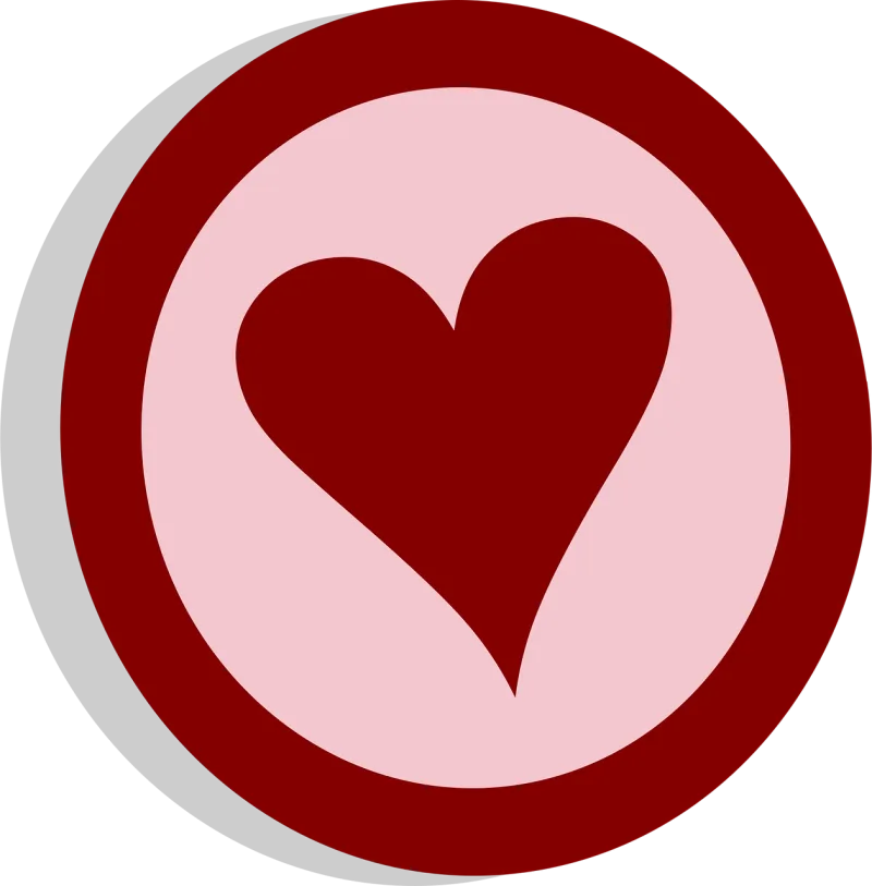 Heart Circle Love Stickdatei – Herzen & Liebe