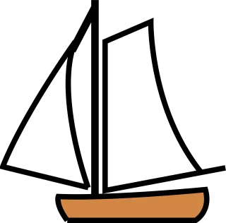 Sailboat Boat Sail Stickdatei – Fahrzeuge