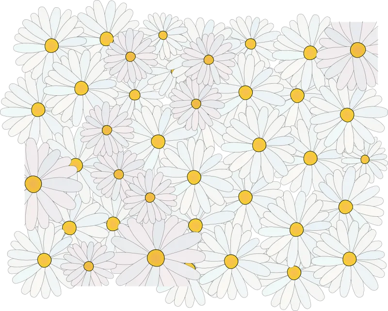 Daisy Flower Spring Stickdatei – Blumen