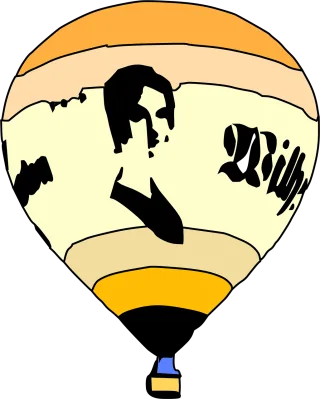 Balloon Hot Air Stickdatei