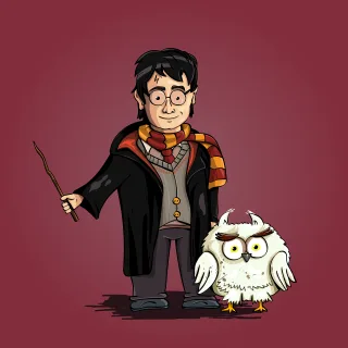Harry potter Fan art The wizard Stickdatei