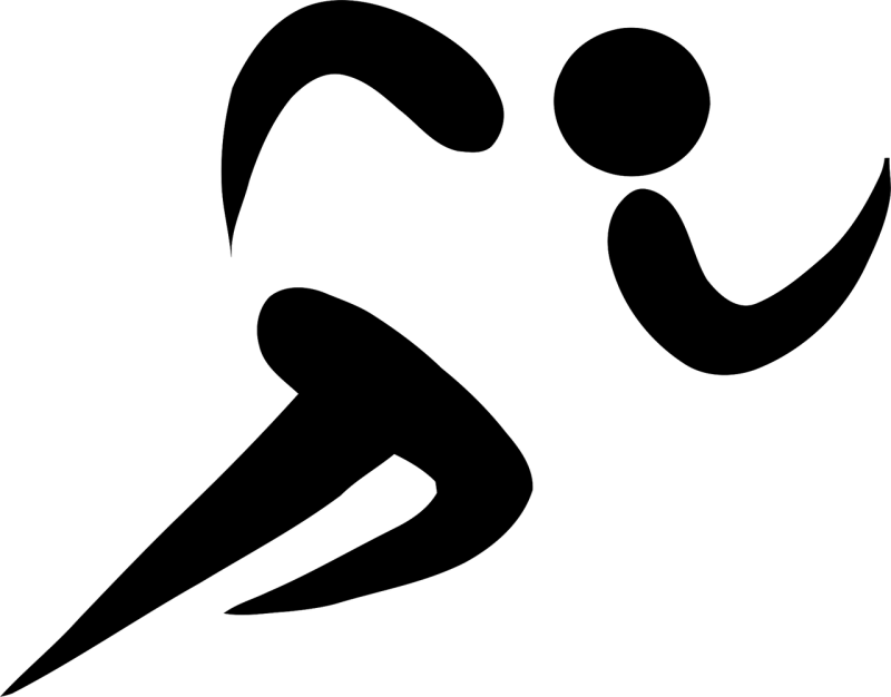 Man Running Silhouette Stickdatei – Sport