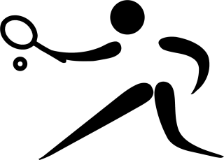 Tennis Sports Pictogram Stickdatei