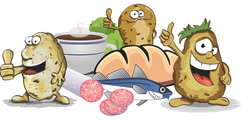 Meal Food Burger Stickdatei – Essen & Trinken