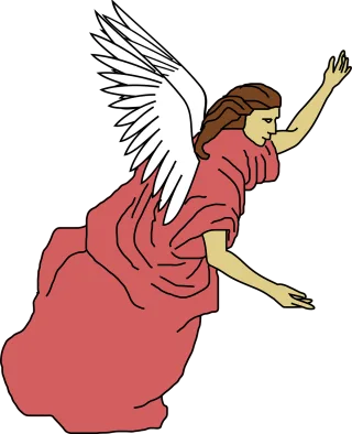 Angel Flying Wings Stickdatei