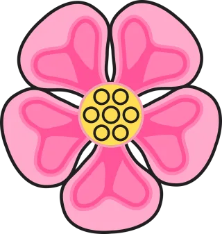 Flower Rose Wild Stickdatei
