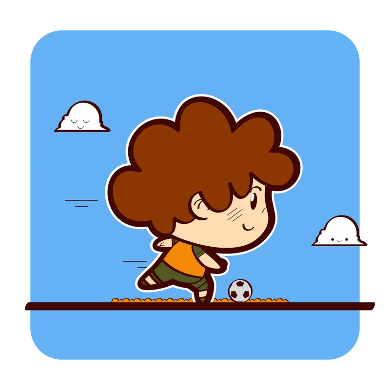 Football Sport Boy Stickdatei – Sport