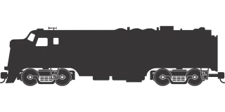 Train Locomotive Railroad Stickdatei