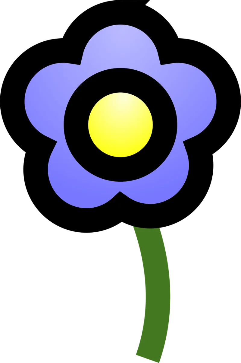 Flower Plant Garden Stickdatei – Blumen