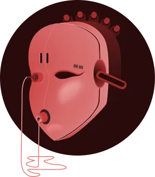 Head Face Electronics Stickdatei
