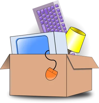 Packing Moving Cardboard Stickdatei – Fahrzeuge