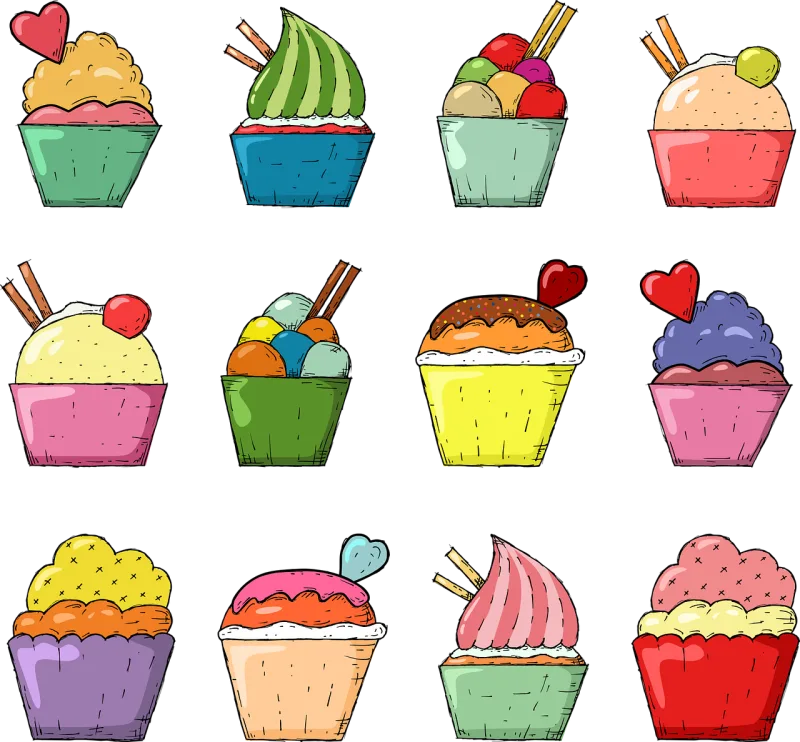 Pie Dessert Nature Stickdatei – Essen & Trinken