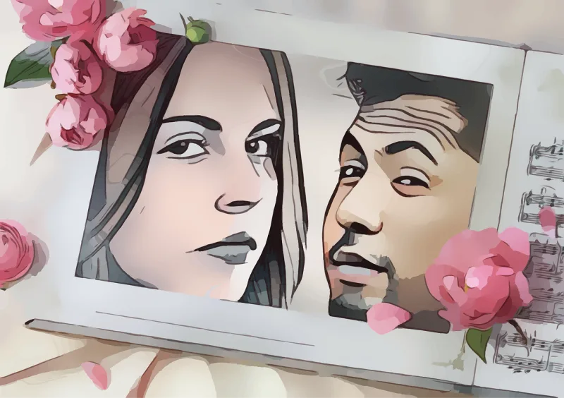 Couple Prom Mistake Stickdatei – Herzen & Liebe