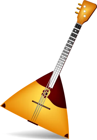 Balalaika Instrument Strings Stickdatei
