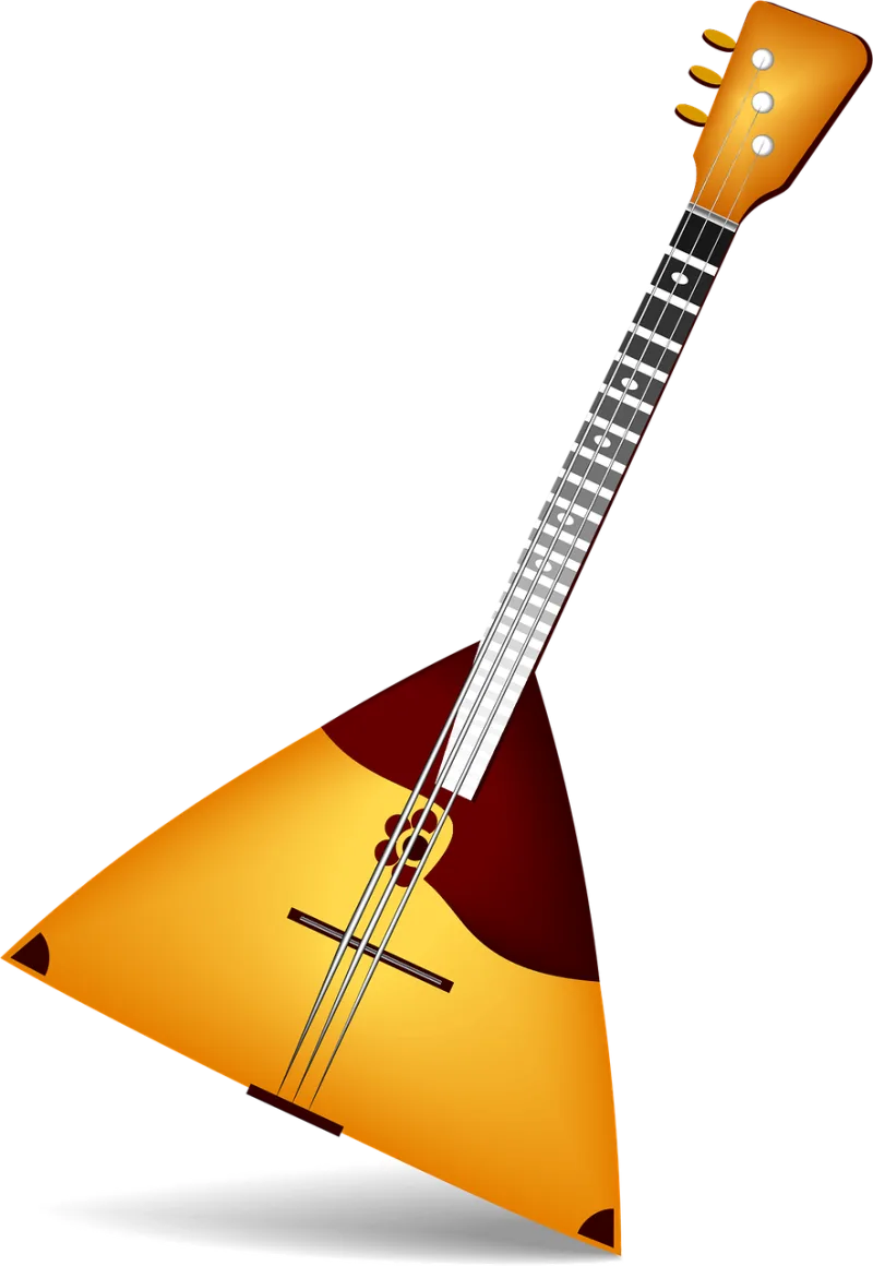 Balalaika Instrument Strings Stickdatei – Musik