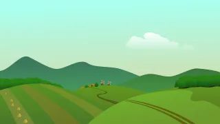 Landscape Countryside Fields Stickdatei