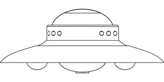 Alien Space Ufo Stickdatei