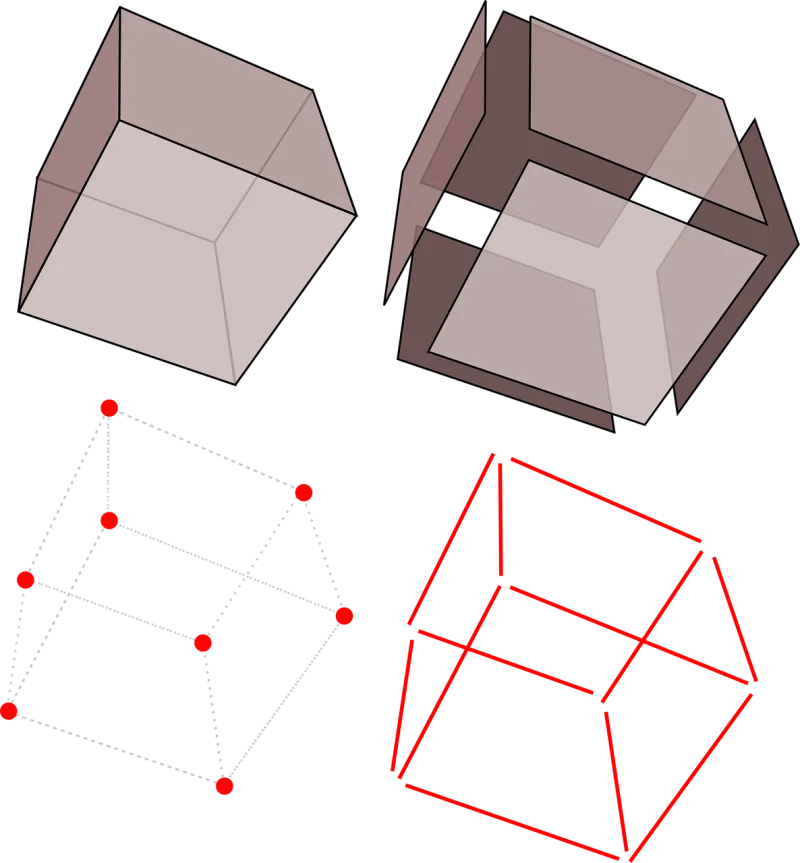 Cubes Geometry Boxes Stickdatei – Sport