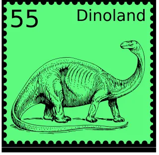 Stamp Dino Dinosaur Stickdatei