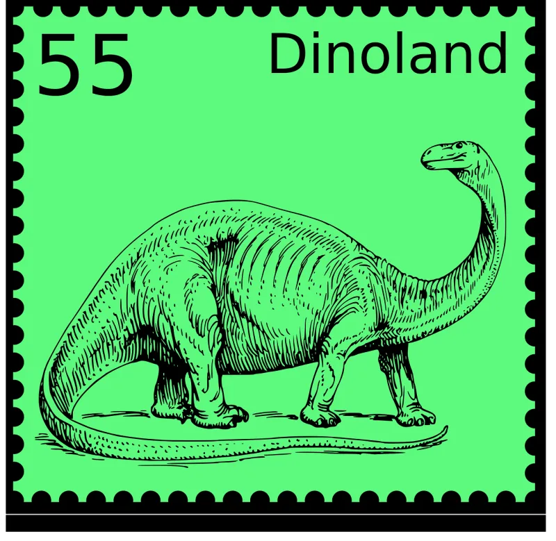 Stamp Dino Dinosaur Stickdatei – Kinder