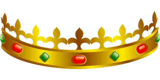 Crown Tiara Golden Stickdatei