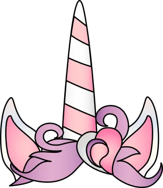 Graphic Nature Unicorn horn Stickdatei