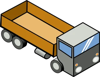 Truck Trailer Automobile Stickdatei – Fahrzeuge