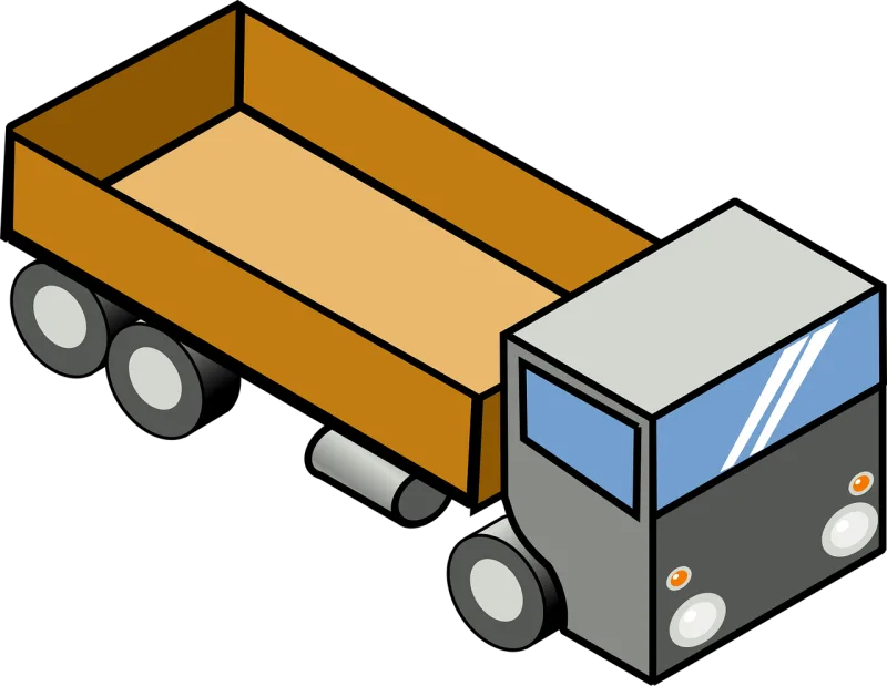 Truck Trailer Automobile Stickdatei – Fahrzeuge