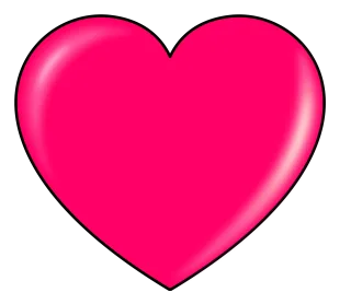 Heart Pink Shapes Stickdatei