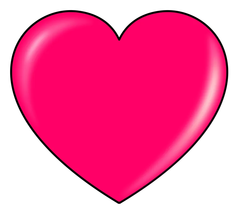 Heart Pink Shapes Stickdatei – Herzen & Liebe